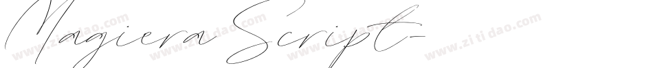 Magiera Script字体转换